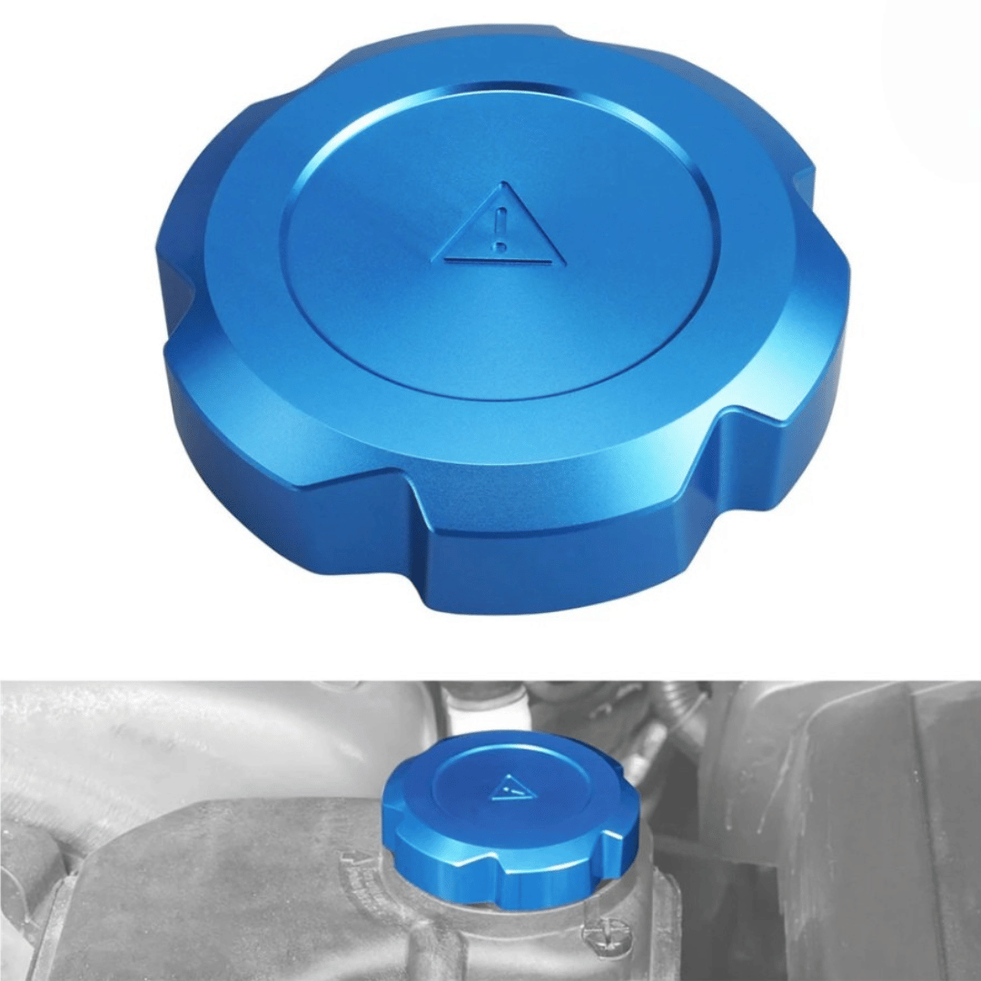 BMW Blue CNC Coolant Reservoir Cap