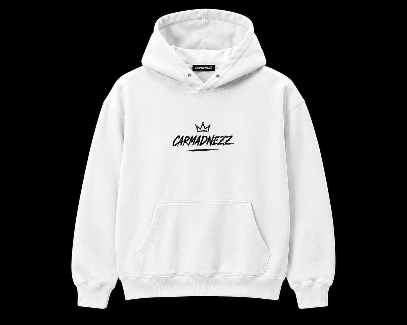 CARMADNEZZ WHITEOUT HOODIE