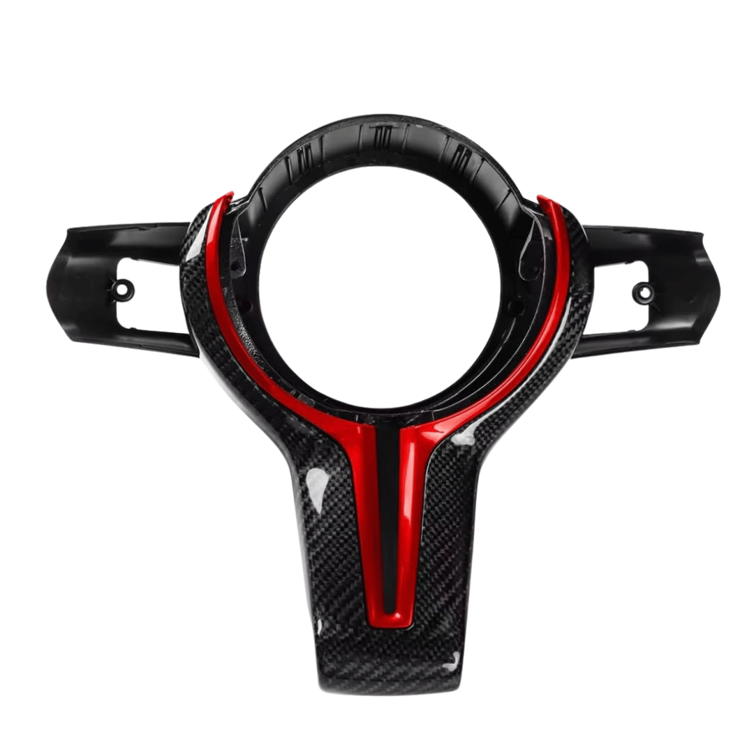 BMW Red Carbon Steering Trim