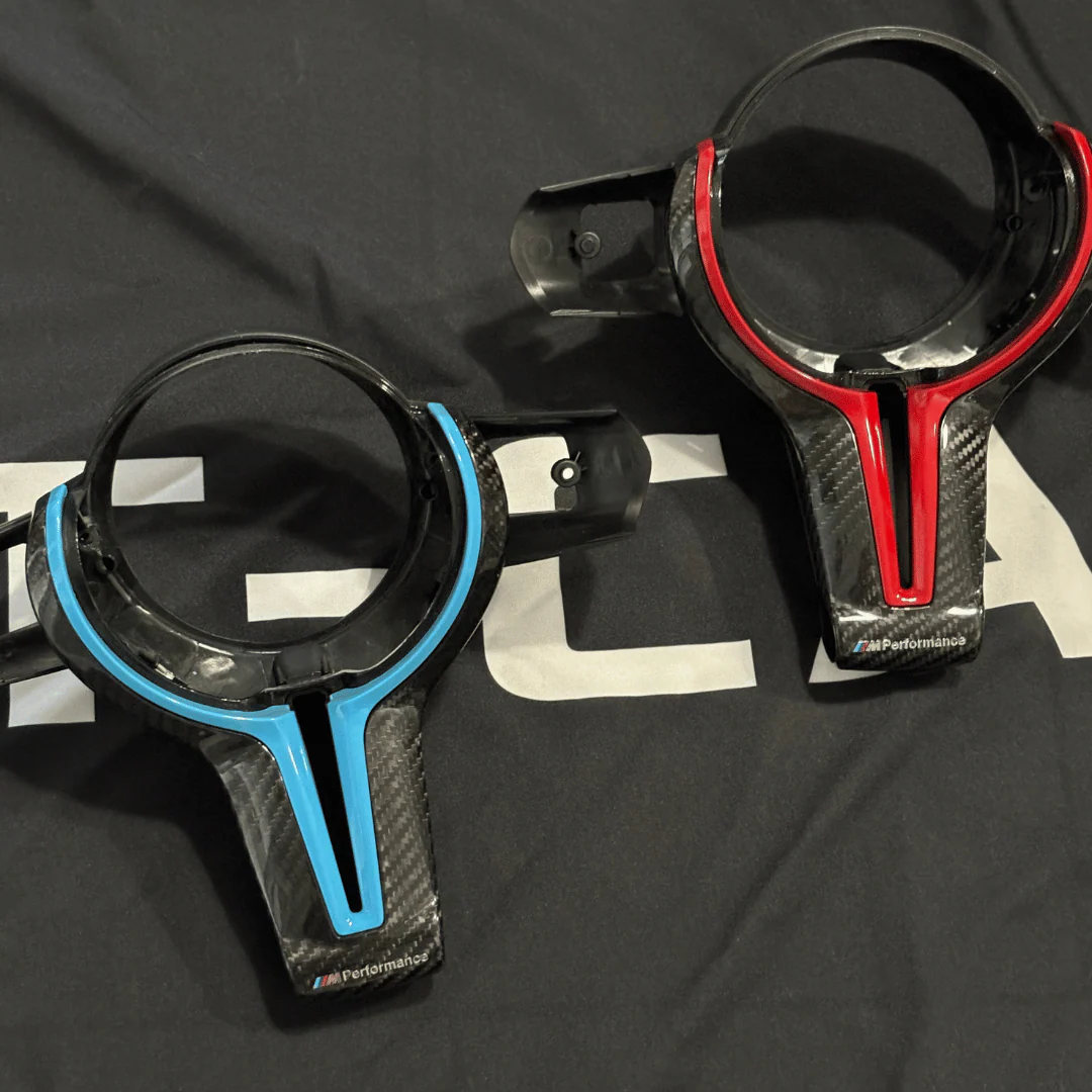 BMW Red Carbon Steering Trim