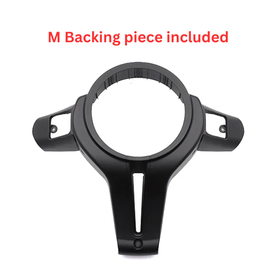 BMW Silver Carbon F series steering trim