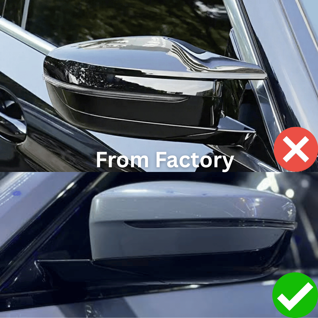 G Series M style mirrors gloss black